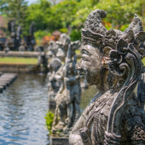 Statue at the Water Palace, Bali, Indonesia
